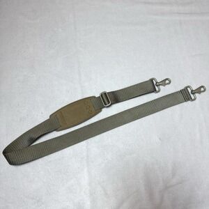 Briggs And Riley Travelware Adjustable Shoulder Strap Olive Green Nylon Clips